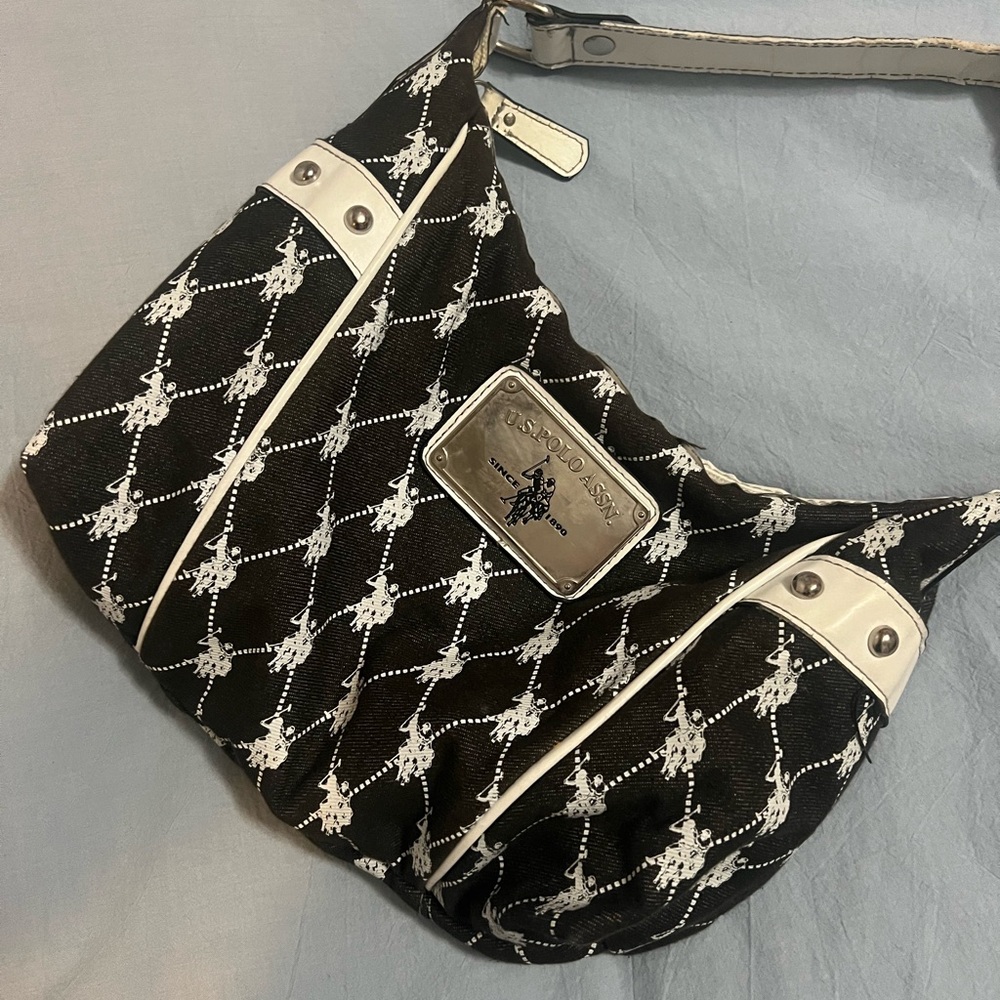 Black and White Shoulder Bag